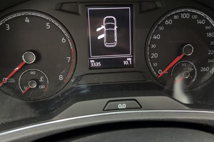 Used Volkswagen T-ROC 2021 Revised Version 280TSI DSG Two-Wheel Drive Elite Connect Edition Odometer Close Up
