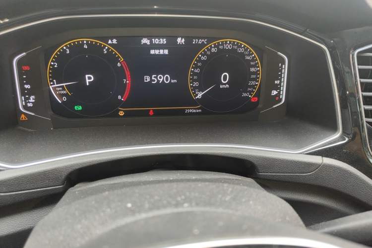 Used Volkswagen T-ROC 2021 Revised Version 280TSI DSG Two-Wheel Drive Comfort & Smart Connectivity Edition Odometer Close Up