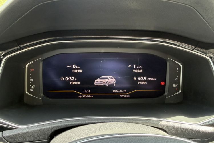 Used Volkswagen T-ROC 2021 280TSI DSG Two-Wheel Drive Comfort Connect Edition Odometer Close Up