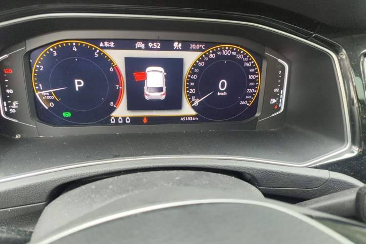 Used Volkswagen T-ROC 2021 280TSI DSG Two-Wheel Drive Comfort Connect Edition Odometer Close Up