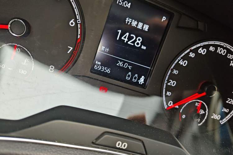 Used Volkswagen T-ROC 2021 Revised Version 280TSI DSG Two-Wheel Drive Elite Connect Edition Odometer Close Up