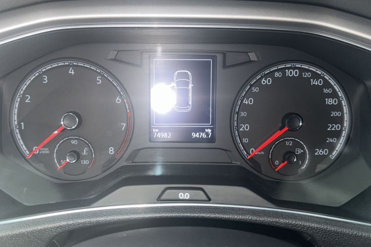 Used Volkswagen T-ROC 2021 Revised Version 280TSI DSG Two-Wheel Drive Elite Connect Edition Odometer Close Up