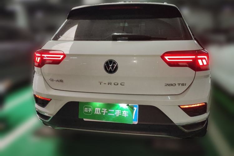 Used Volkswagen T-ROC 2021 Revised Version 280TSI DSG Two-Wheel Drive Elite Connect Edition Rear