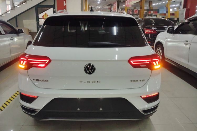 Used Volkswagen T-ROC 2021 280TSI DSG Two-Wheel Drive Comfort Connect Edition Rear