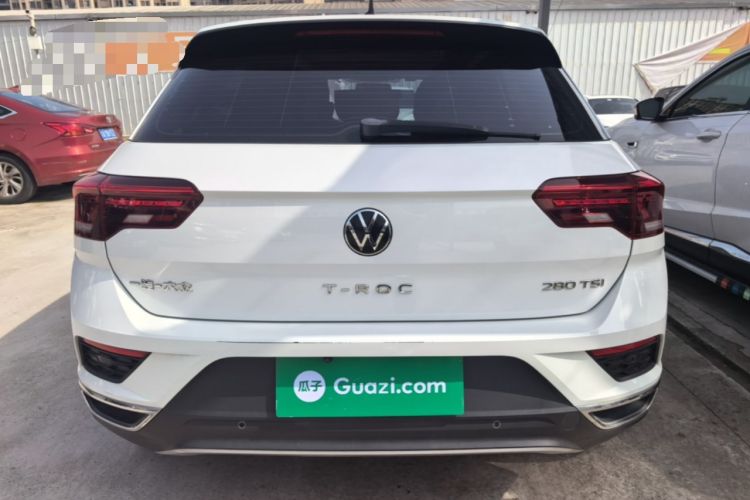 Used Volkswagen T-ROC 2021 280TSI DSG Two-Wheel Drive Comfort Connect Edition Rear