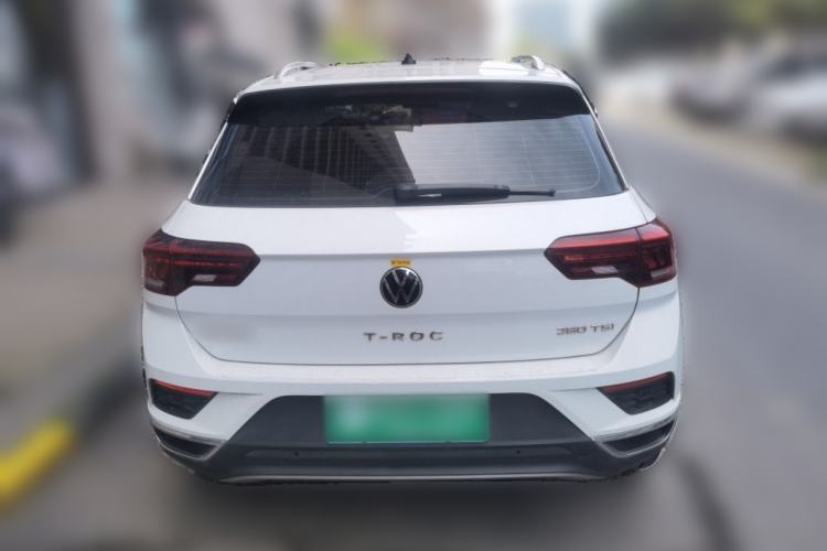 Used Volkswagen T-ROC 2021 280TSI DSG Two-Wheel Drive Comfort Connect Edition Rear