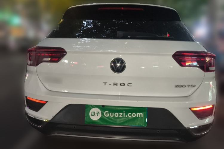 Used Volkswagen T-ROC 2021 280TSI DSG Two-Wheel Drive Elite Connect Edition Rear