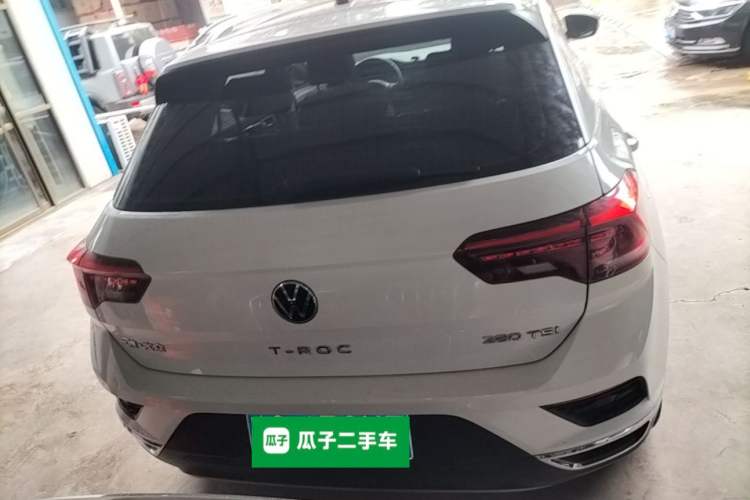 Used Volkswagen T-ROC 2021 280TSI DSG Two-Wheel Drive Comfort Connect Edition Rear