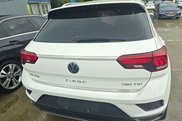 Used Volkswagen T-ROC 2021 280TSI DSG Two-Wheel Drive Elite Connect Edition Rear