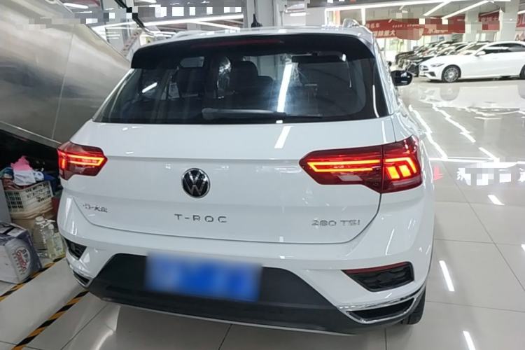 Used Volkswagen T-ROC 2021 280TSI DSG Two-Wheel Drive Comfort Connect Edition Rear