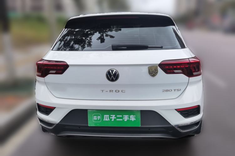 Used Volkswagen T-ROC 2021 280TSI DSG Two-Wheel Drive Comfort Connect Edition Rear