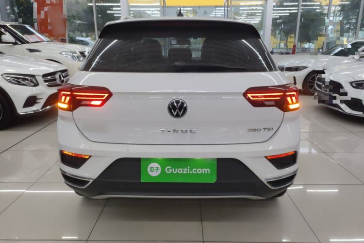 Used Volkswagen T-ROC 2021 280TSI DSG Two-Wheel Drive Comfort Connect Edition Rear