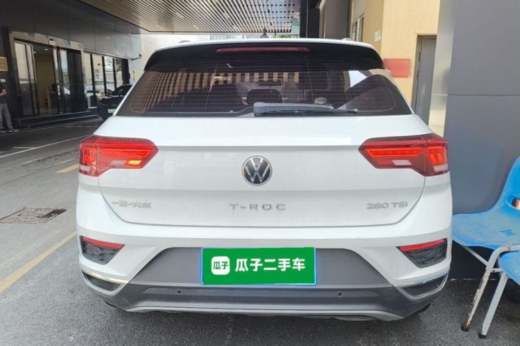 Used Volkswagen T-ROC 2021 280TSI DSG Two-Wheel Drive Comfort Connect Edition Rear