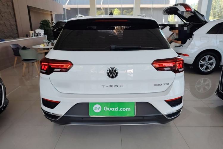Used Volkswagen T-ROC 2021 280TSI DSG Two-Wheel Drive Comfort Connect Edition Rear