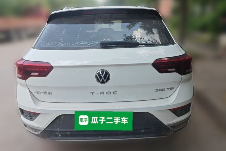 Used Volkswagen T-ROC 2021 Revised Version 280TSI DSG Two-Wheel Drive Elite Connect Edition Rear