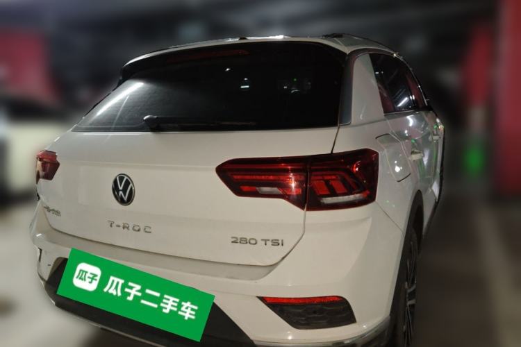 Used Volkswagen T-ROC 2021 280TSI DSG Two-Wheel Drive Comfort Connect Edition Rear