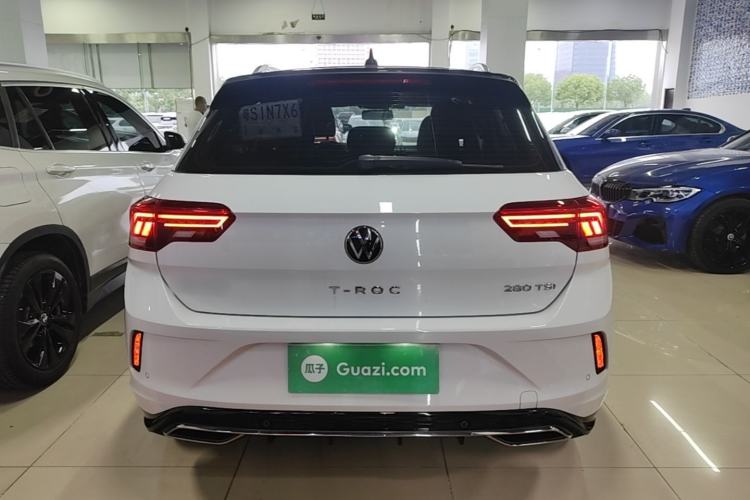 Used Volkswagen T-ROC 2021 280TSI DSG Two-Wheel Drive R-Line Pro Connected Version Rear