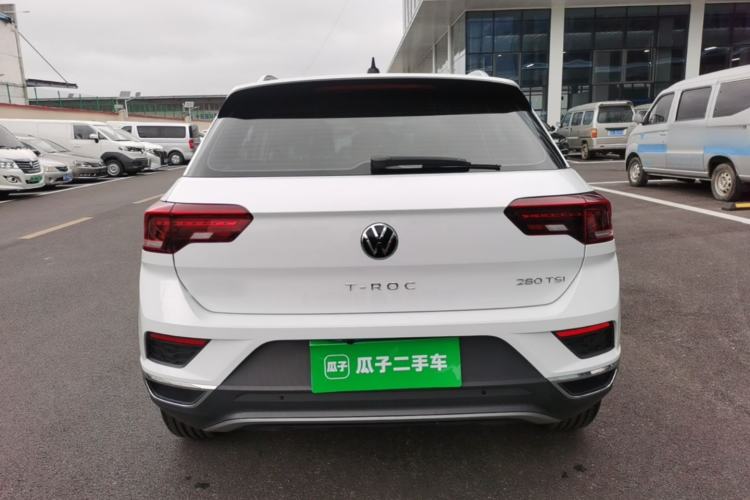 Used Volkswagen T-ROC 2021 Revised Version 280TSI DSG Two-Wheel Drive Elite Connect Edition Rear