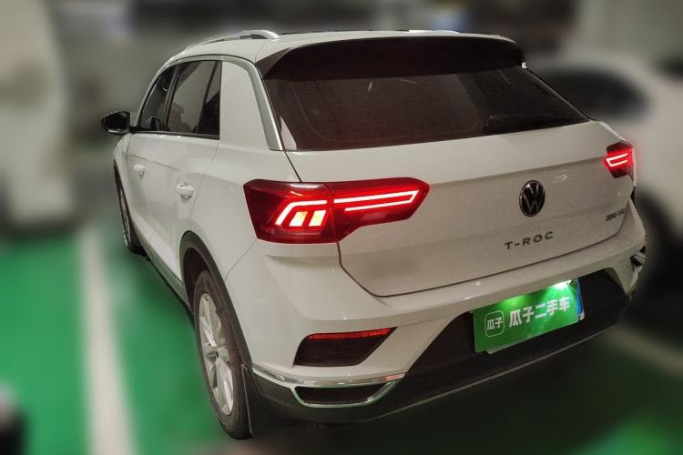 Used Volkswagen T-ROC 2021 Revised Version 280TSI DSG Two-Wheel Drive Elite Connect Edition Rear Left 45 Deg