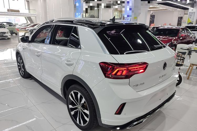 Used Volkswagen T-ROC 2021 280TSI DSG Two-Wheel Drive R-Line Pro Connected Version Rear Left 45 Deg