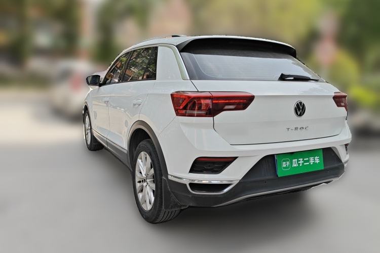 Used Volkswagen T-ROC 2021 280TSI DSG Two-Wheel Drive Elite Connect Edition Rear Left 45 Deg