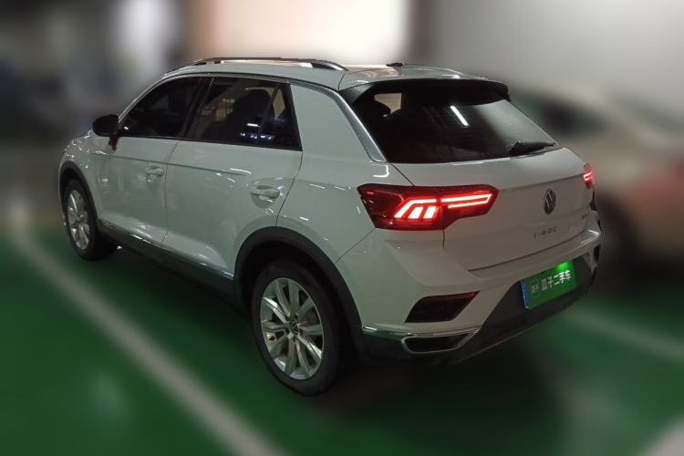 Used Volkswagen T-ROC 2021 280TSI DSG Two-Wheel Drive Elite Connect Edition Rear Left 45 Deg