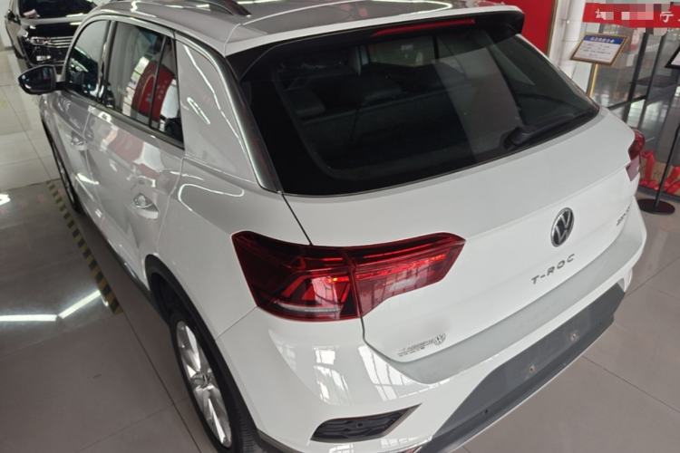 Used Volkswagen T-ROC 2021 280TSI DSG Two-Wheel Drive Elite Connect Edition Rear Left 45 Deg