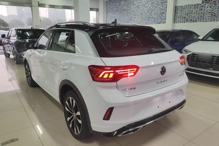 Used Volkswagen T-ROC 2021 Revised Version 280TSI DSG Two-Wheel Drive R-Line Pro Connected Car Edition Rear Left 45 Deg