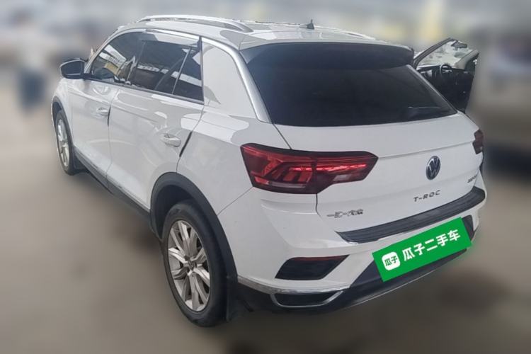 Used Volkswagen T-ROC 2021 280TSI DSG Two-Wheel Drive Elite Connect Edition Rear Left 45 Deg