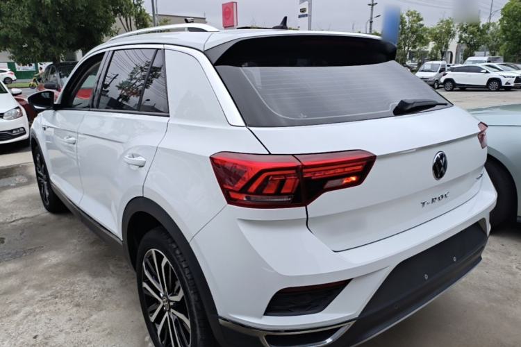 Used Volkswagen T-ROC 2021 280TSI DSG Two-Wheel Drive Comfort Connect Edition Rear Left 45 Deg