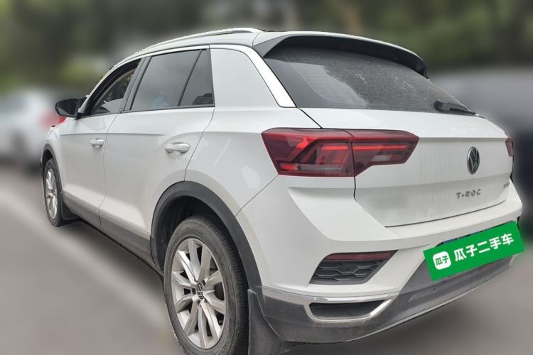 Used Volkswagen T-ROC 2021 280TSI DSG Two-Wheel Drive Elite Connect Edition Rear Left 45 Deg