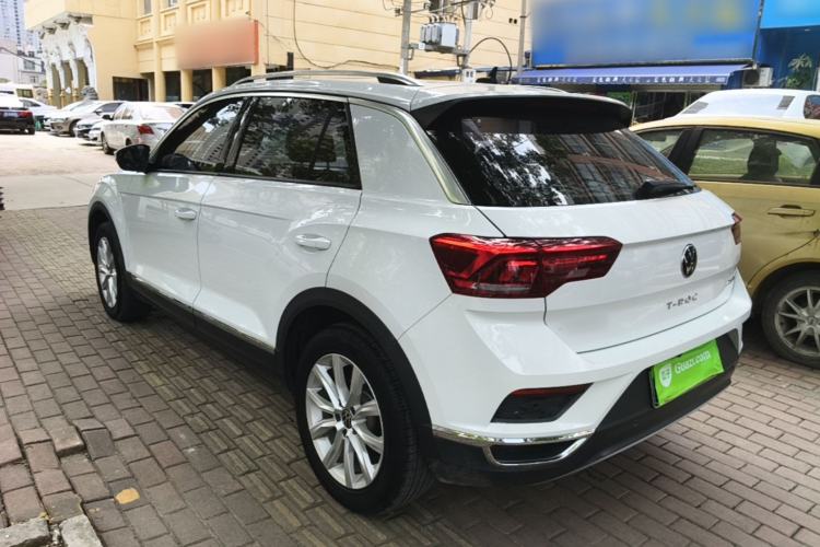 Used Volkswagen T-ROC 2021 280TSI DSG Two-Wheel Drive Elite Connect Edition Rear Left 45 Deg