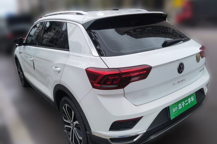 Used Volkswagen T-ROC 2021 280TSI DSG Two-Wheel Drive Comfort Connect Edition Rear Left 45 Deg