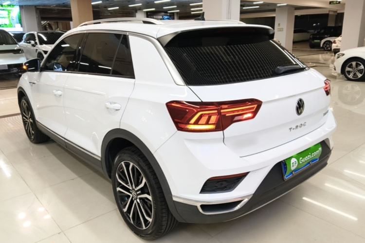Used Volkswagen T-ROC 2021 280TSI DSG Two-Wheel Drive Comfort Connect Edition Rear Left 45 Deg