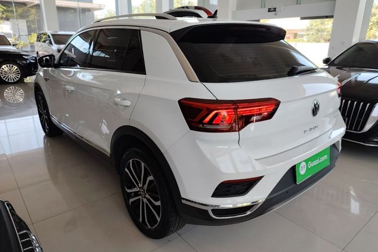 Used Volkswagen T-ROC 2021 280TSI DSG Two-Wheel Drive Comfort Connect Edition Rear Left 45 Deg