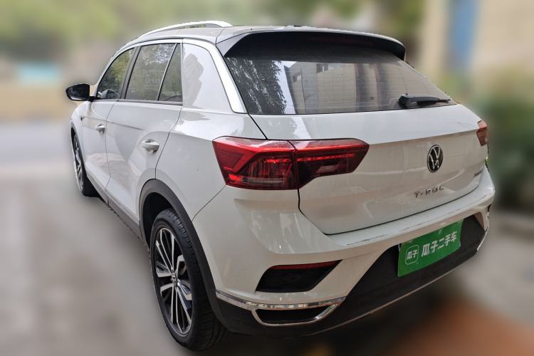 Used Volkswagen T-ROC 2021 280TSI DSG Two-Wheel Drive Comfort Connect Edition Rear Left 45 Deg