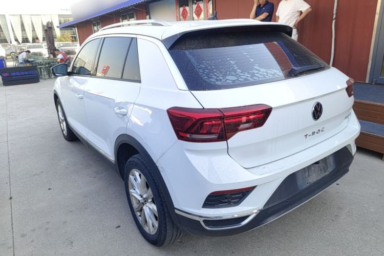 Used Volkswagen T-ROC 2021 280TSI DSG Two-Wheel Drive Elite Connect Edition Rear Left 45 Deg