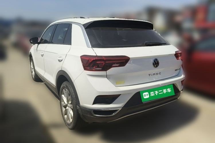 Used Volkswagen T-ROC 2021 280TSI DSG Two-Wheel Drive Elite Connect Edition Rear Left 45 Deg