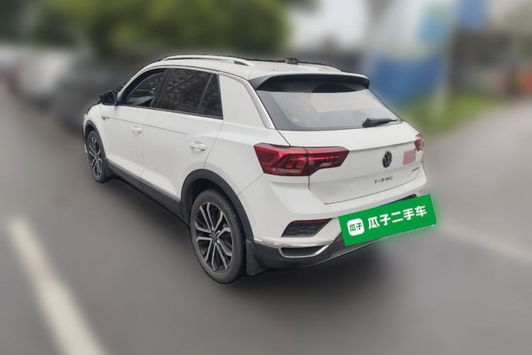 Used Volkswagen T-ROC 2021 280TSI DSG Two-Wheel Drive Comfort Connect Edition Rear Left 45 Deg