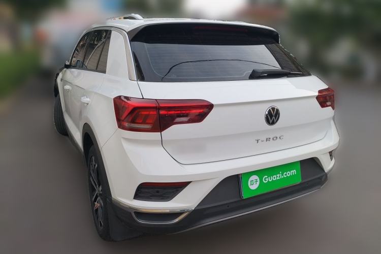 Used Volkswagen T-ROC 2021 280TSI DSG Two-Wheel Drive Comfort Connect Edition Rear Left 45 Deg