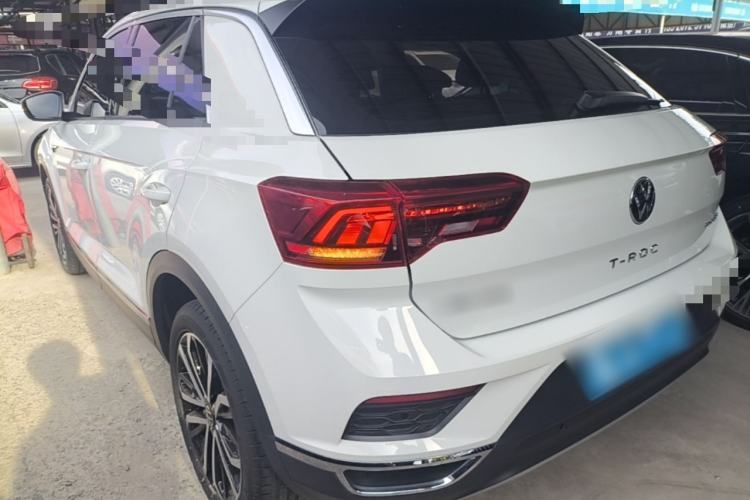 Used Volkswagen T-ROC 2021 280TSI DSG Two-Wheel Drive Comfort Connect Edition Rear Left 45 Deg