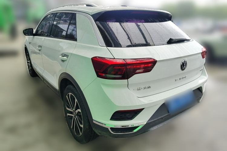 Used Volkswagen T-ROC 2021 280TSI DSG Two-Wheel Drive Comfort Connect Edition Rear Left 45 Deg