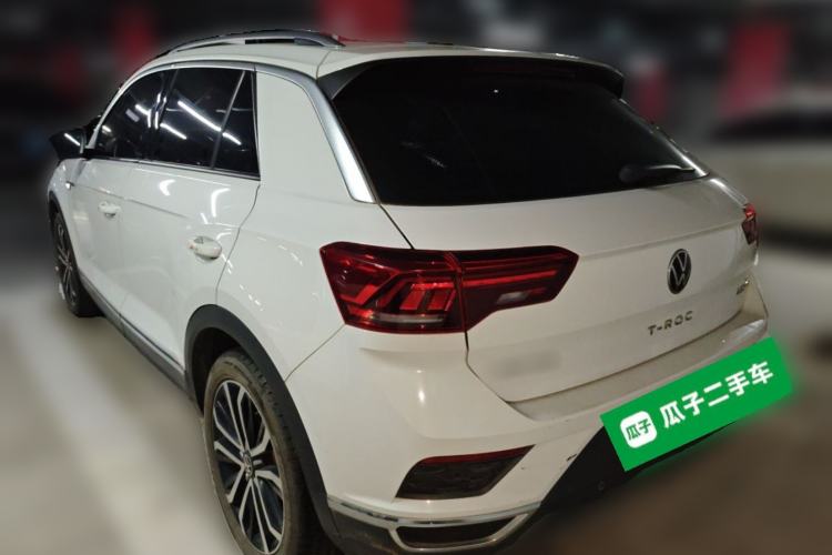 Used Volkswagen T-ROC 2021 280TSI DSG Two-Wheel Drive Comfort Connect Edition Rear Left 45 Deg