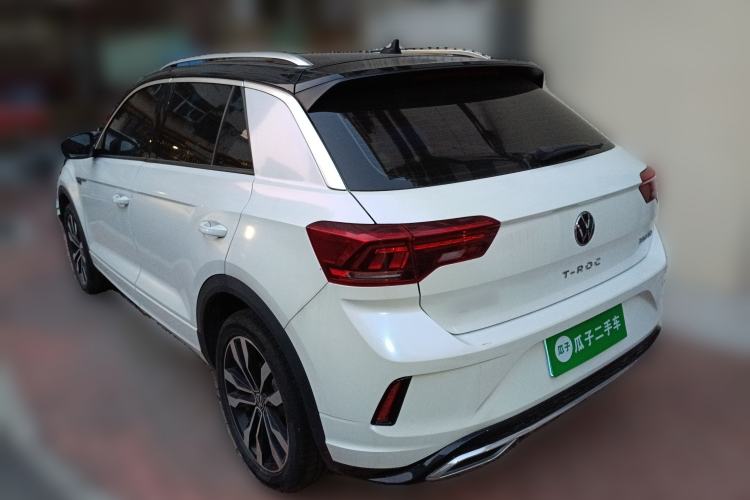 Used Volkswagen T-ROC 2021 280TSI DSG Two-Wheel Drive R-Line Pro Connected Version Rear Left 45 Deg