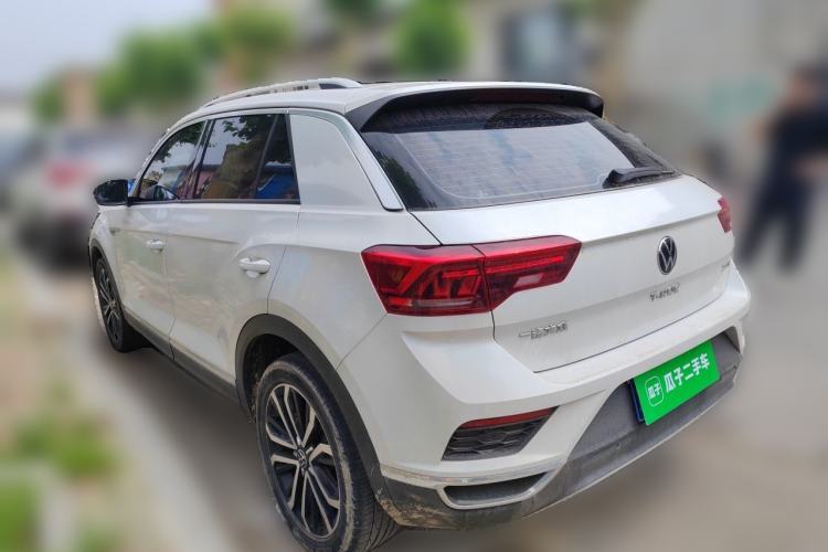 Used Volkswagen T-ROC 2021 280TSI DSG Two-Wheel Drive Comfort Connect Edition Rear Left 45 Deg
