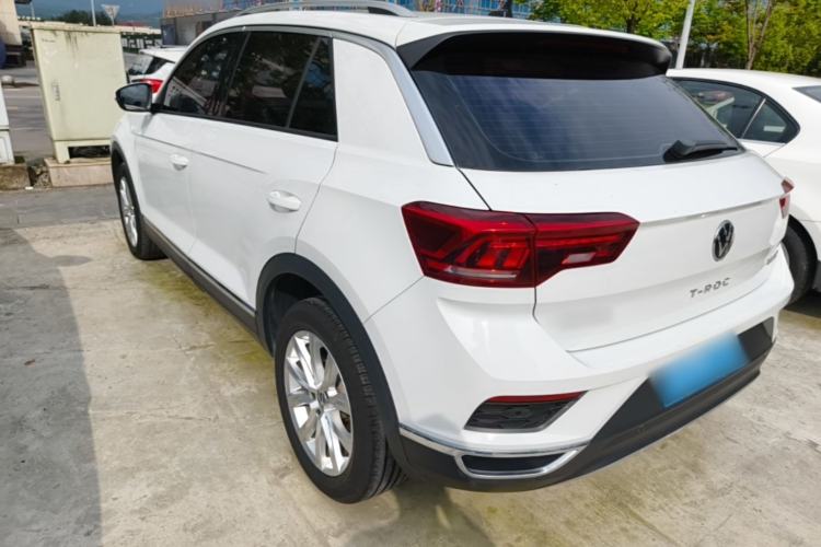 Used Volkswagen T-ROC 2021 Revised Version 280TSI DSG Two-Wheel Drive Elite Connect Edition Rear Left 45 Deg