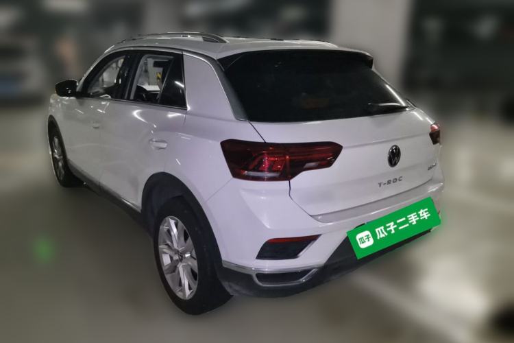 Used Volkswagen T-ROC 2021 280TSI DSG Two-Wheel Drive Elite Connect Edition Rear Left 45 Deg