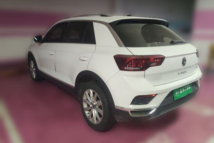 Used Volkswagen T-ROC 2021 280TSI DSG Two-Wheel Drive Elite Connect Edition Rear Left 45 Deg