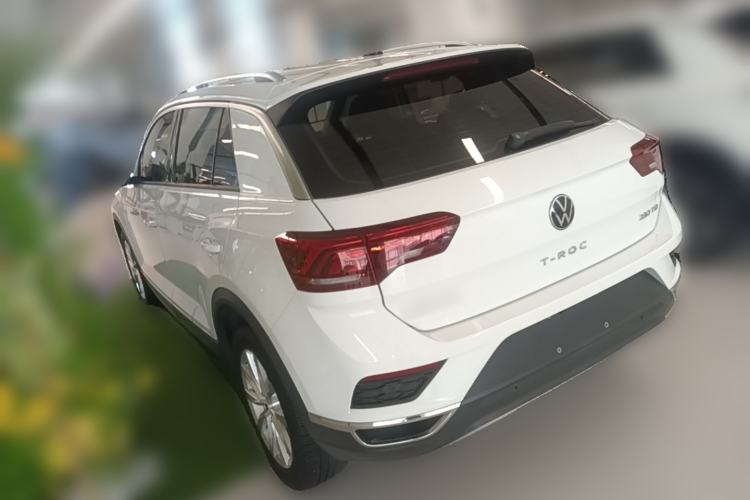 Used Volkswagen T-ROC 2021 280TSI DSG Two-Wheel Drive Elite Connect Edition Rear Left 45 Deg
