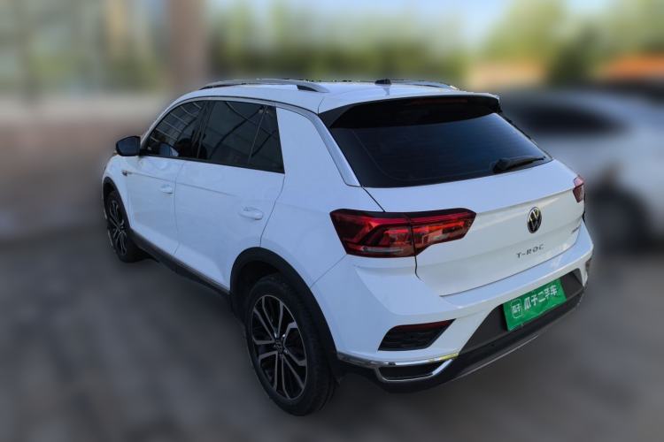 Used Volkswagen T-ROC 2021 280TSI DSG Two-Wheel Drive Comfort Connect Edition Rear Left 45 Deg